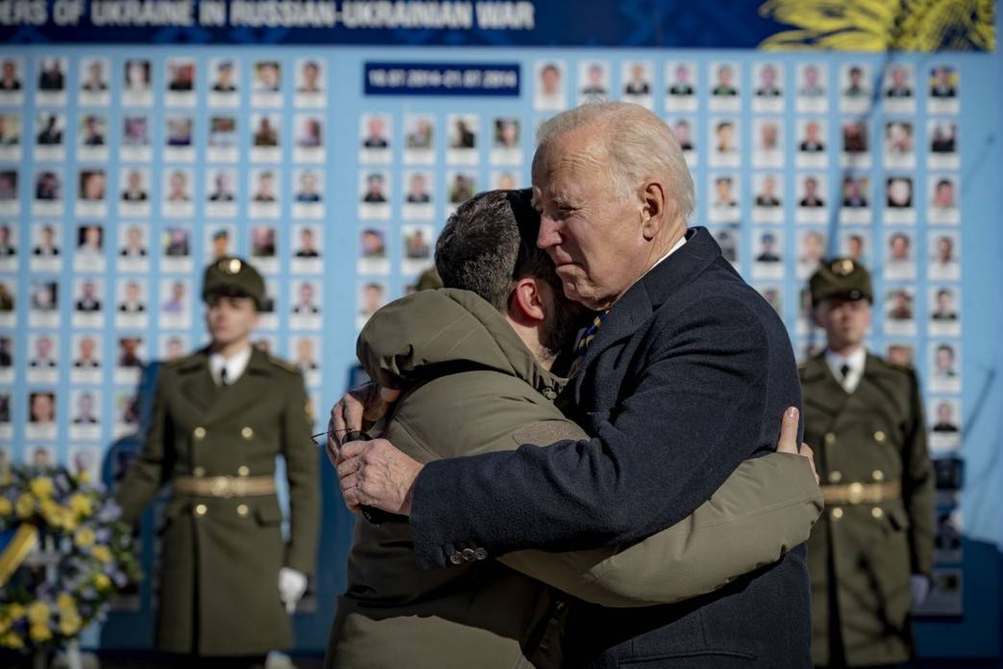 USA president Joe Biden tegi üllatusvisiidi Kiievisse ja kohtus seal oma Ukraina ametikaaslasega.