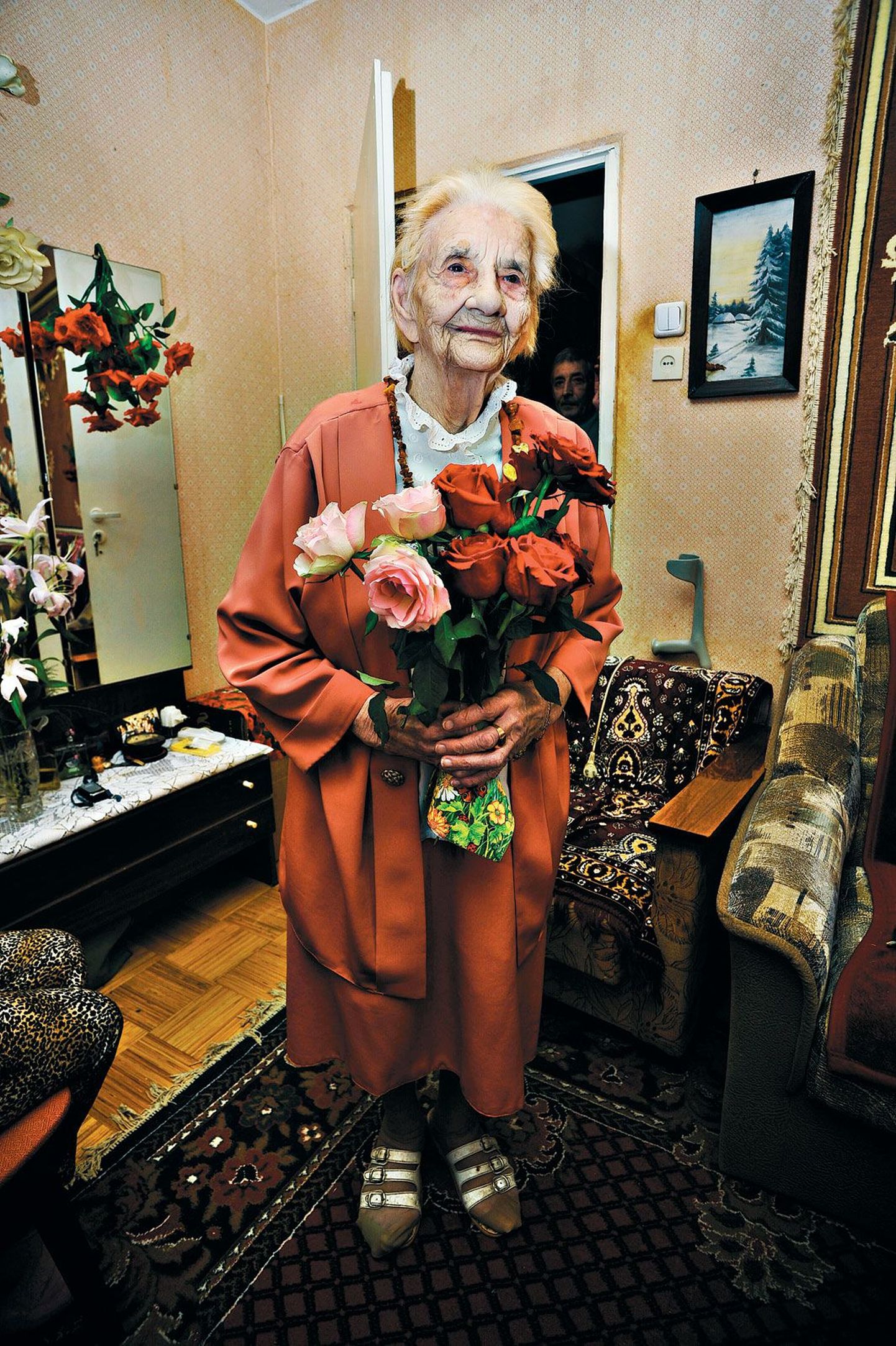Jaama tänavas elav Elfriede Barth sai eile 100.