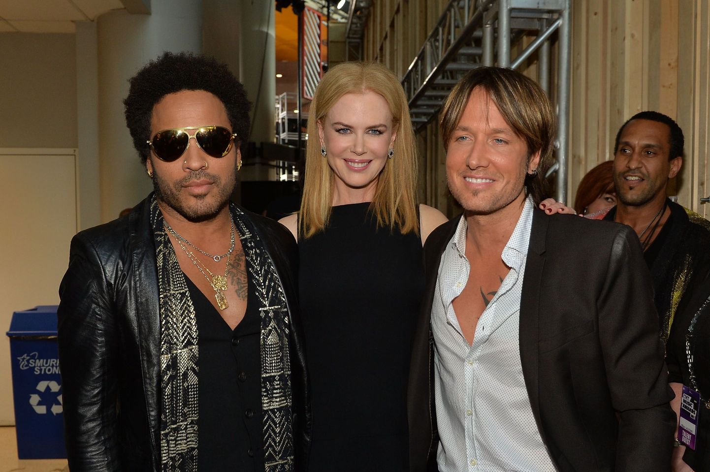 Nicole Kidman, Keith Urban ja Lenny Kravitz CMT Music Awardsil.