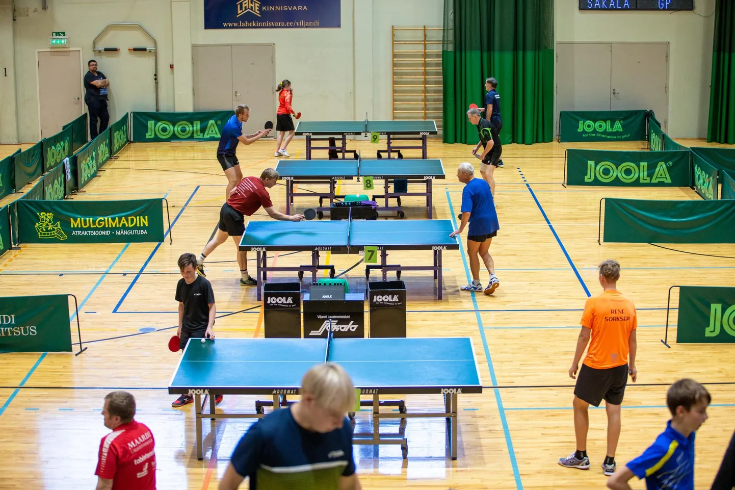 Sel pühapäeval selgitatakse Viljandi spordihoones maakonna meistrid lauatennises.