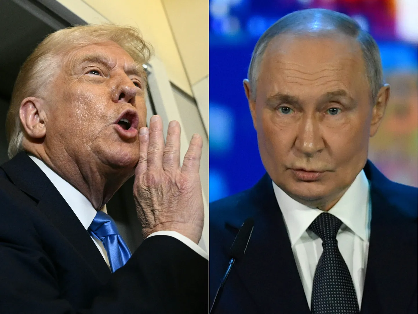 USA president Donald Trump ja Vladimir Putin.