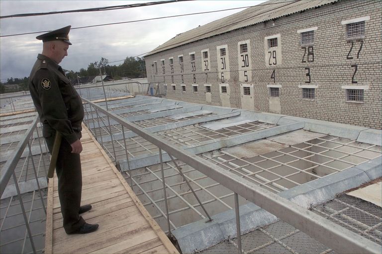 Пожизненная тюрьма в селе Сосновка в Мордовии, Россия.