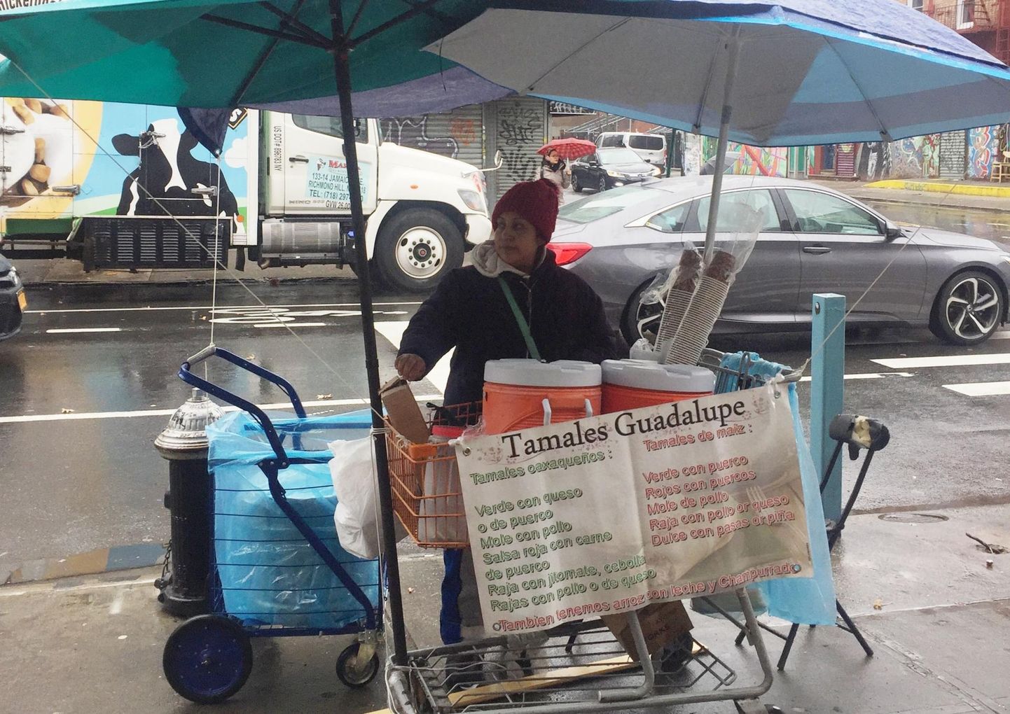 Mehhikost pärit Guadalupe Galicia on müünud tamale’sid New Yorgis Brooklyni linnaosas juba paarkümmend aastat. Luba tänavakaubitsemiseks on linnas aga saada äärmiselt keeruline, sest 10 000 kaupmeest võitlevad 2900 loa nimel.