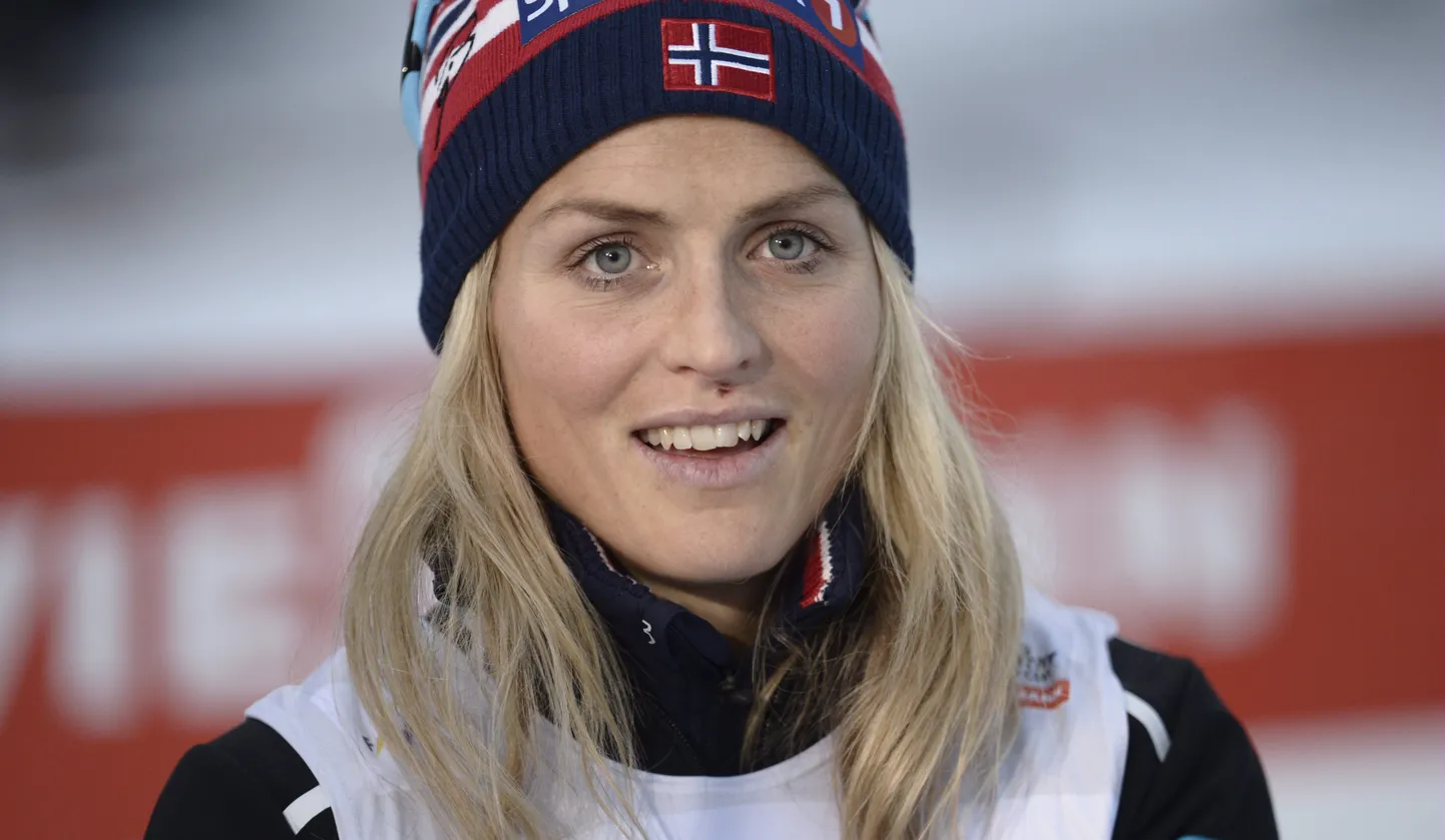 Therese Johaug pärast laupäeval Rukas teenitud etapivõitu