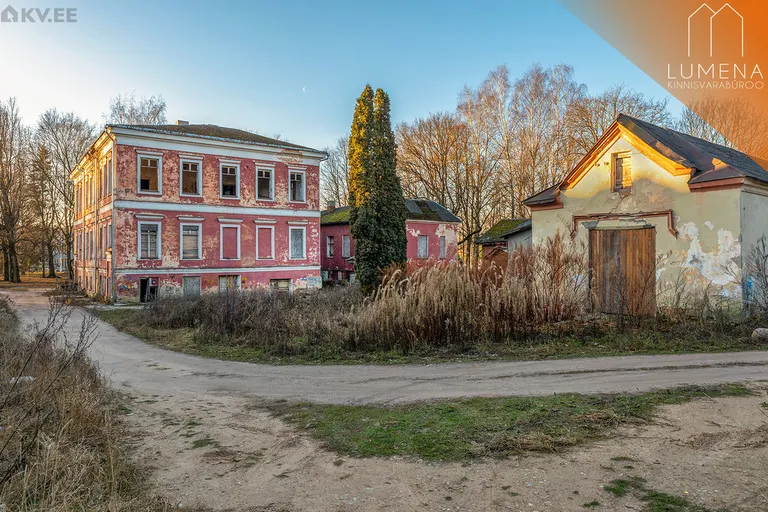 Tartu endine veterinaarkliinik ja selle abihooned.