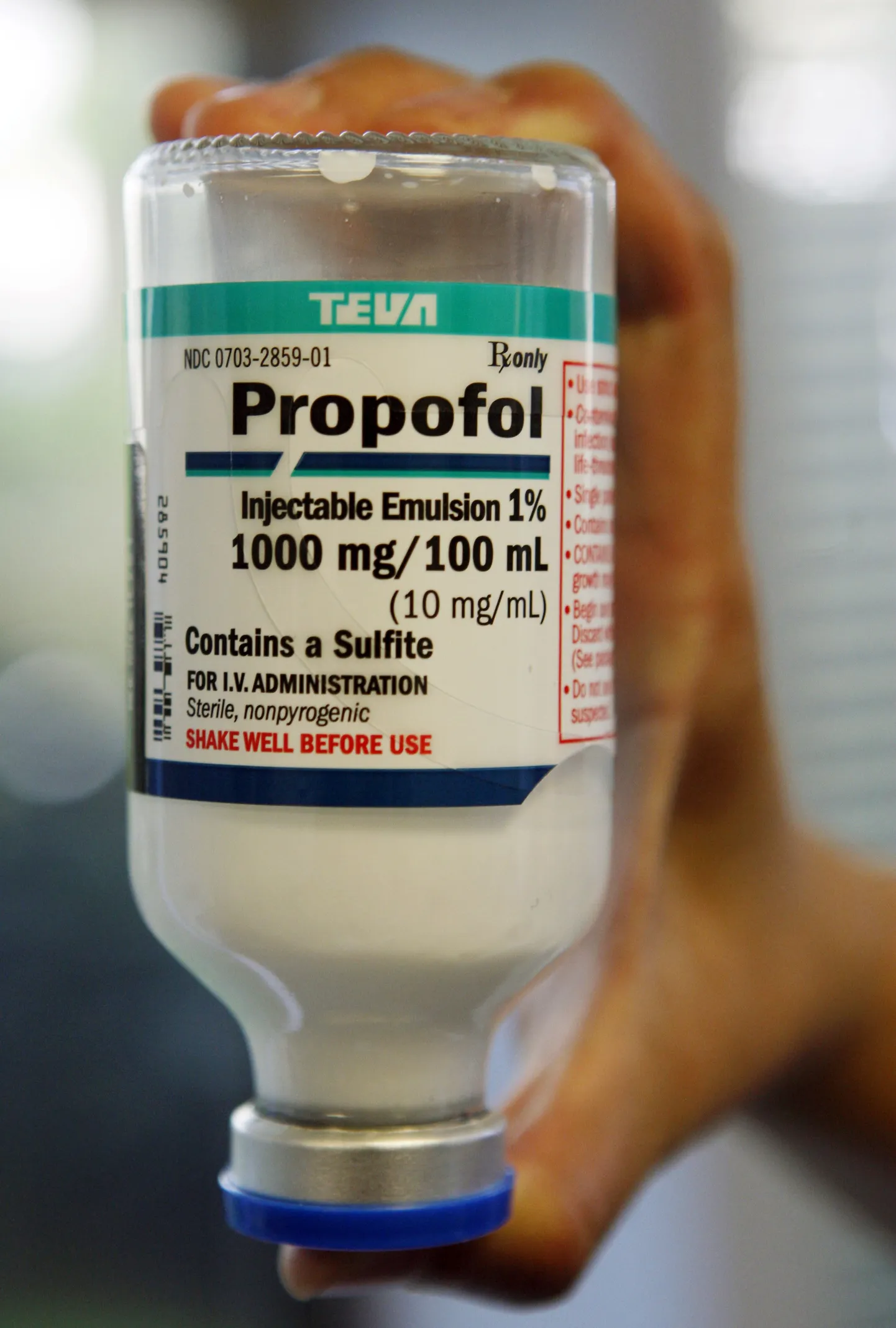 Tavapäraselt narkoosiks kasutatav propofool, millest mitmed vanglad soovivad teha hukkamisvahendit.