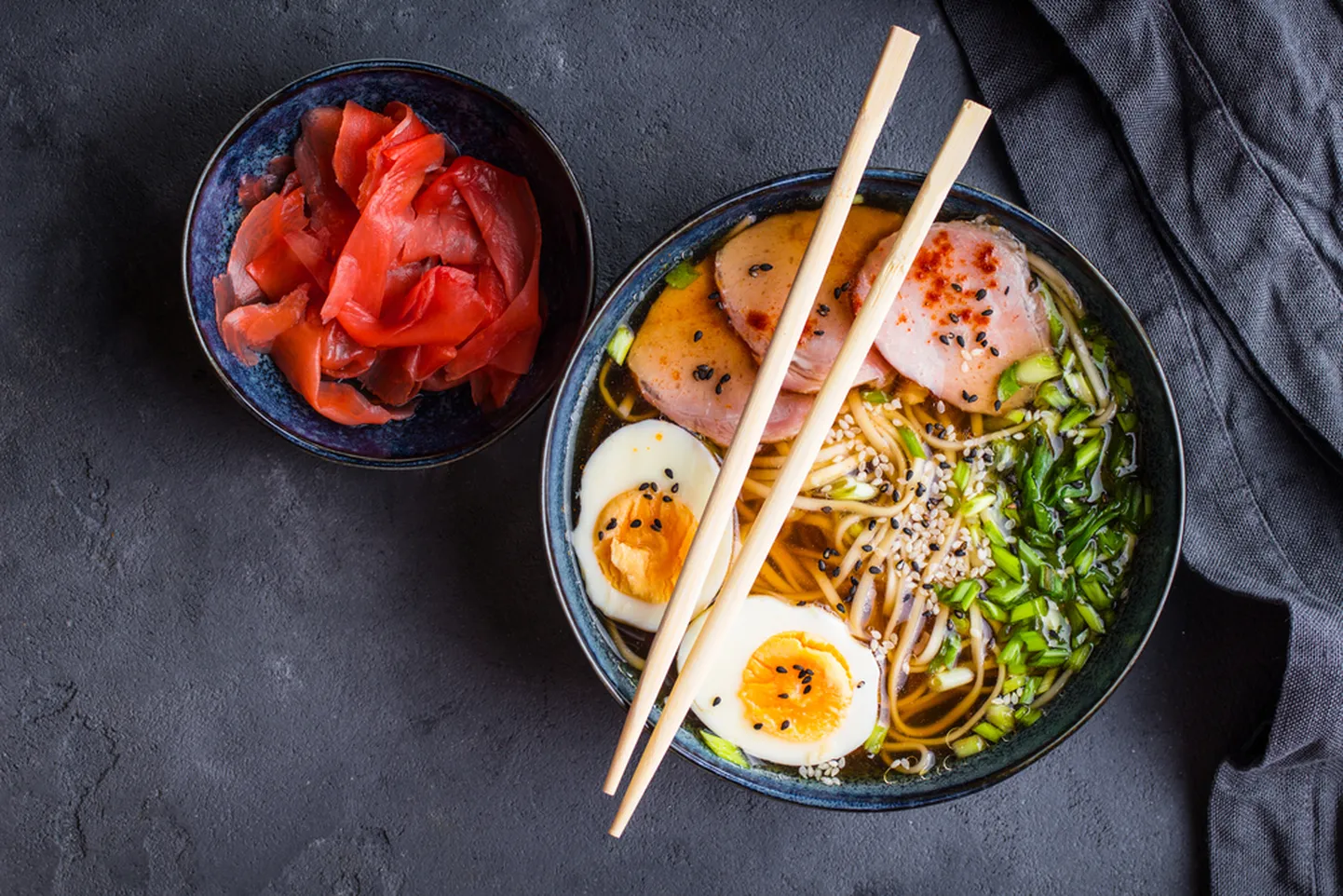 Traditsiooniline Jaapani supp ramen.