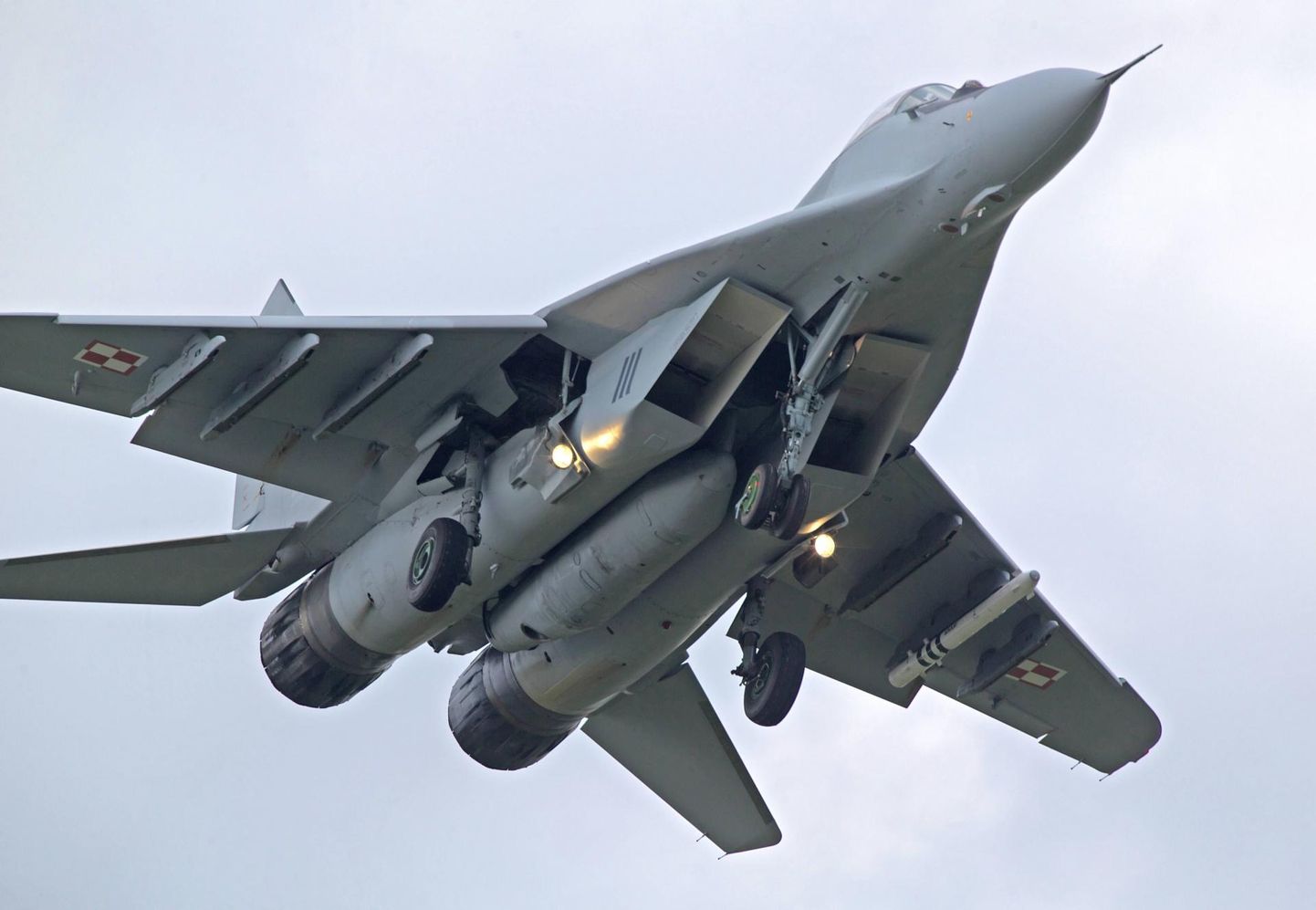 Praegu Poola õhuväele kuuluv MiG-29.
 