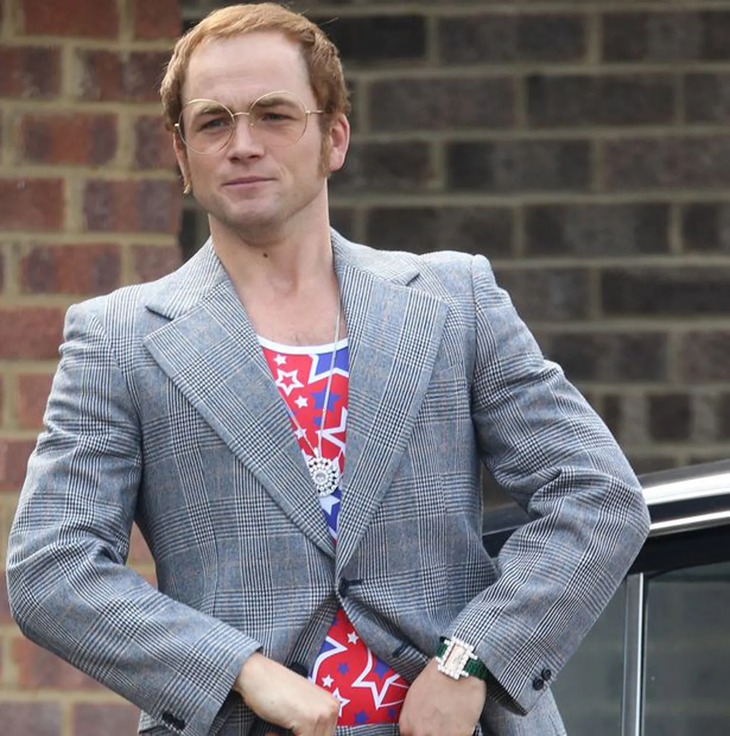 Taron Egerton Elton Johnina filmis «Rocketman»