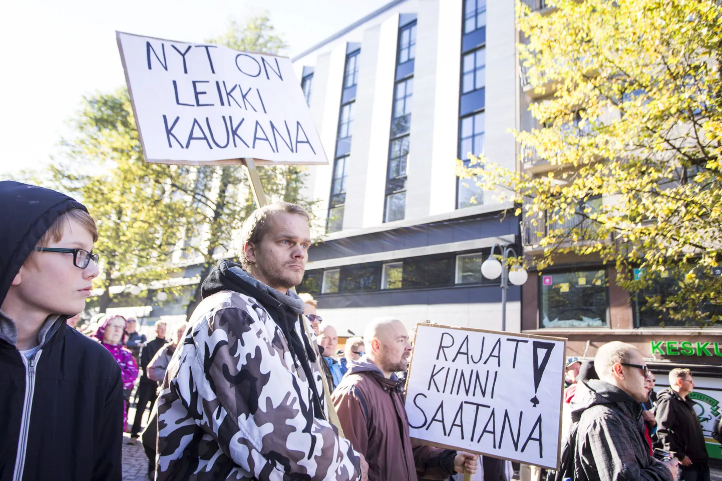 Sisserännanute vastased Soomes