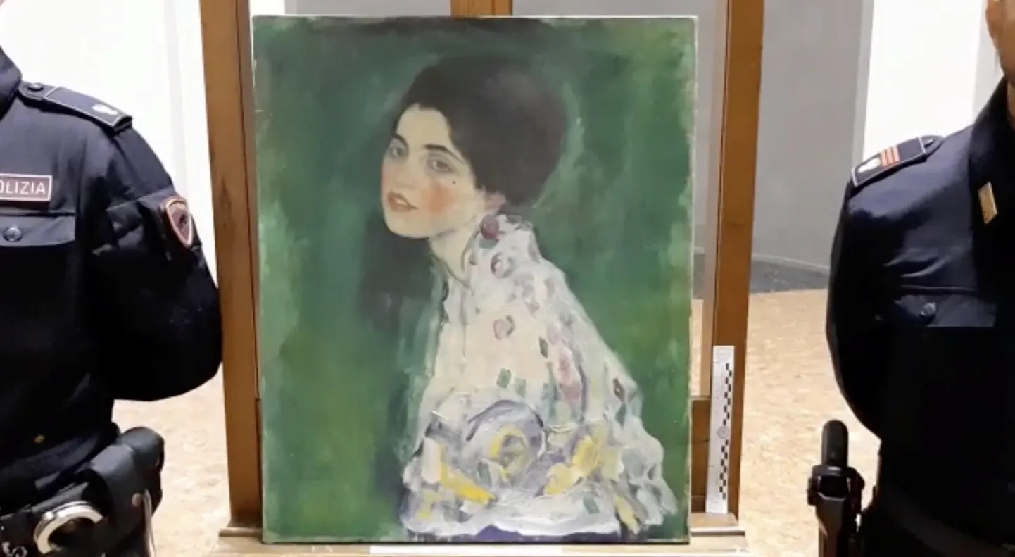 Austria kunstniku Gustav Klimti maal "Daami portree".