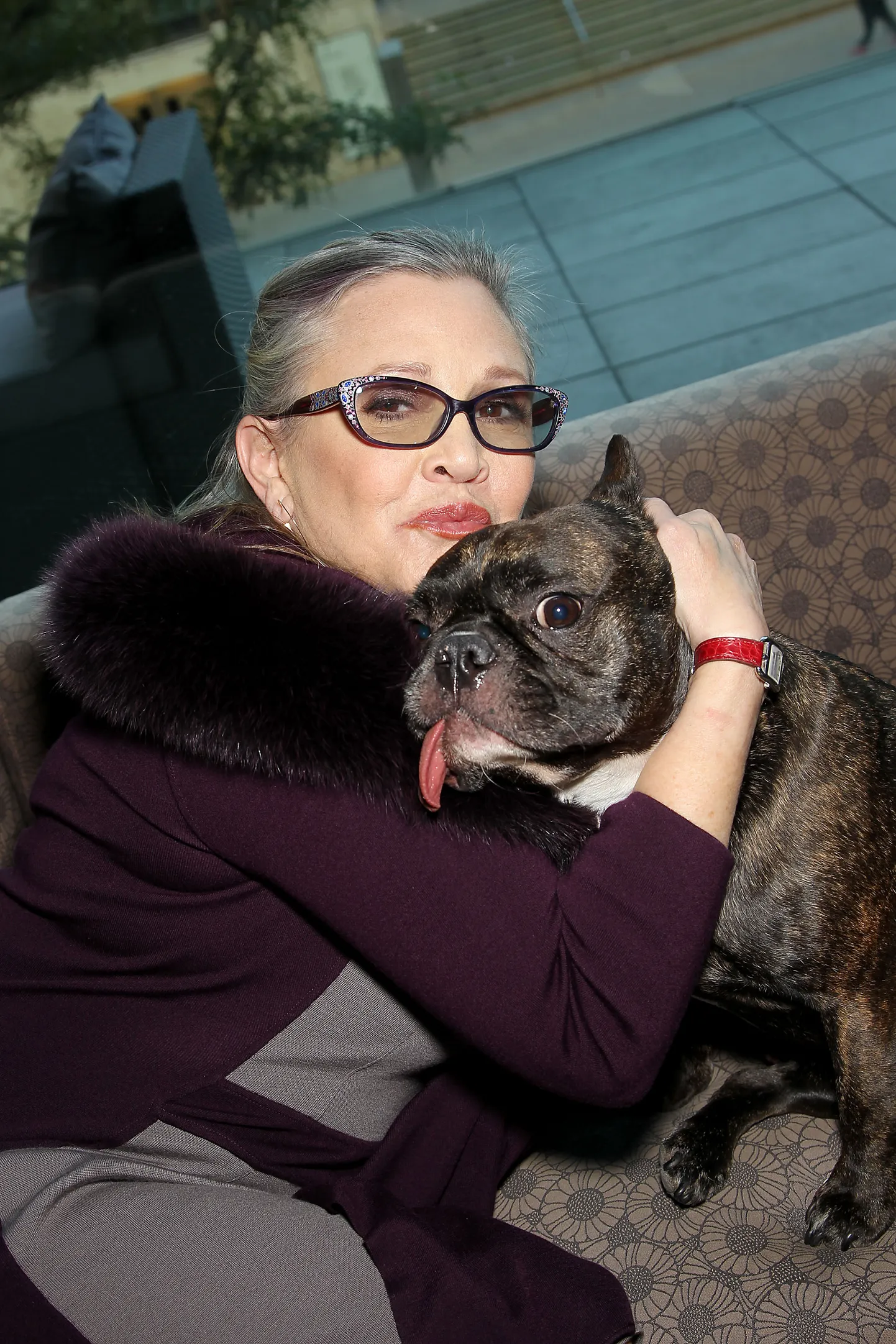 Carrie Fisher ja kuts Gary