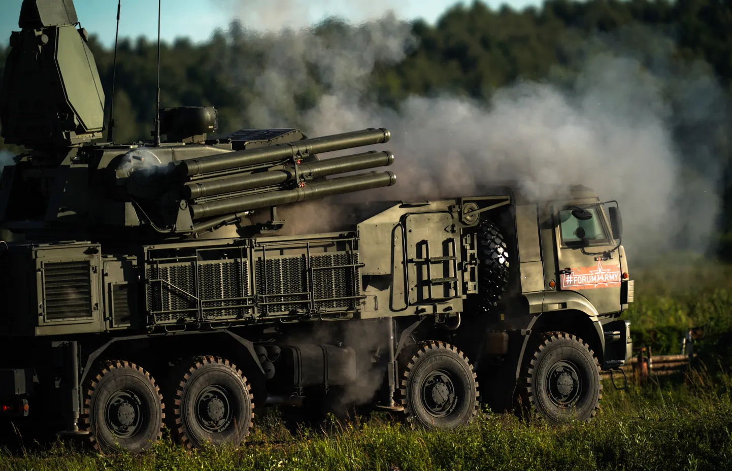 Venemaa lennutõrjesüsteemi demonstreerimine militaarteemalisel väljanäitusel "Venemaa armee homme".