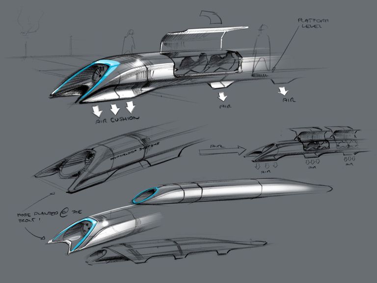 Hyperloopi joonised. / Scanpix