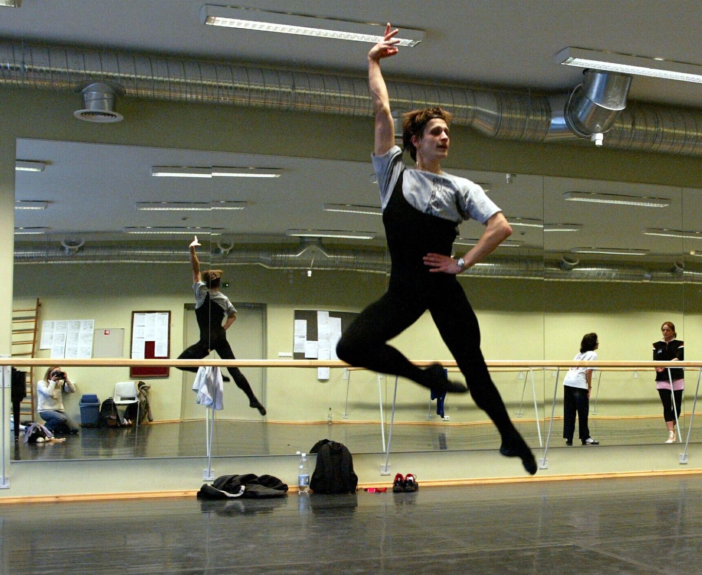 Balletti proovisaal Vanemuise teatrimajas.