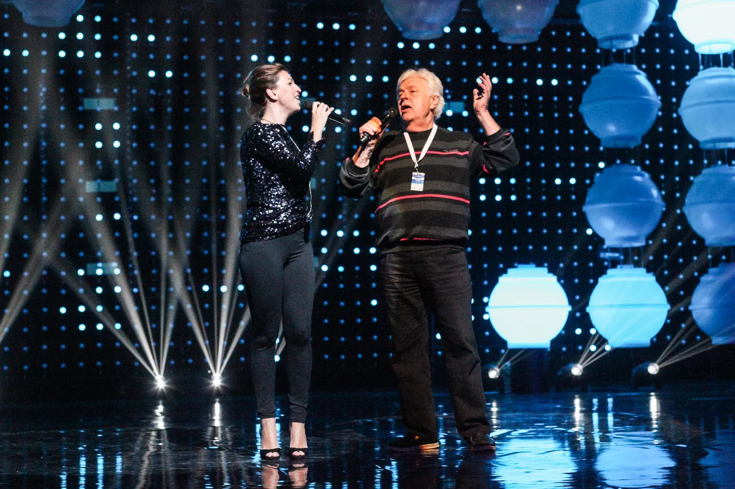 Eesti Laul 2016, teise päeva proovid, Maarja-Liis Ilus ja Ivo Linna