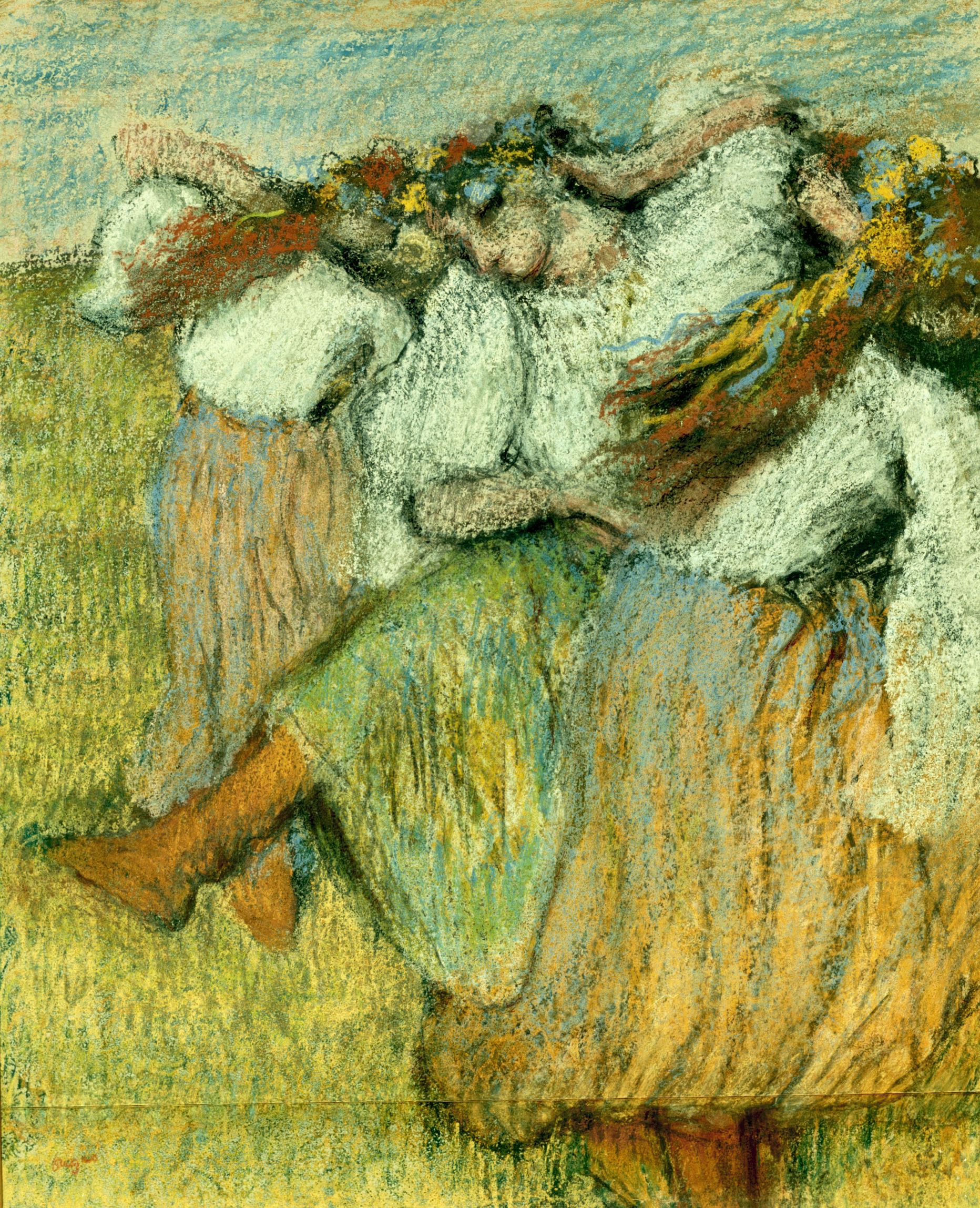 Degas' pastellmaal «Vene tantsijad», mille nime Briti Rahvusgalerii muutis «Ukraina tantsijateks».