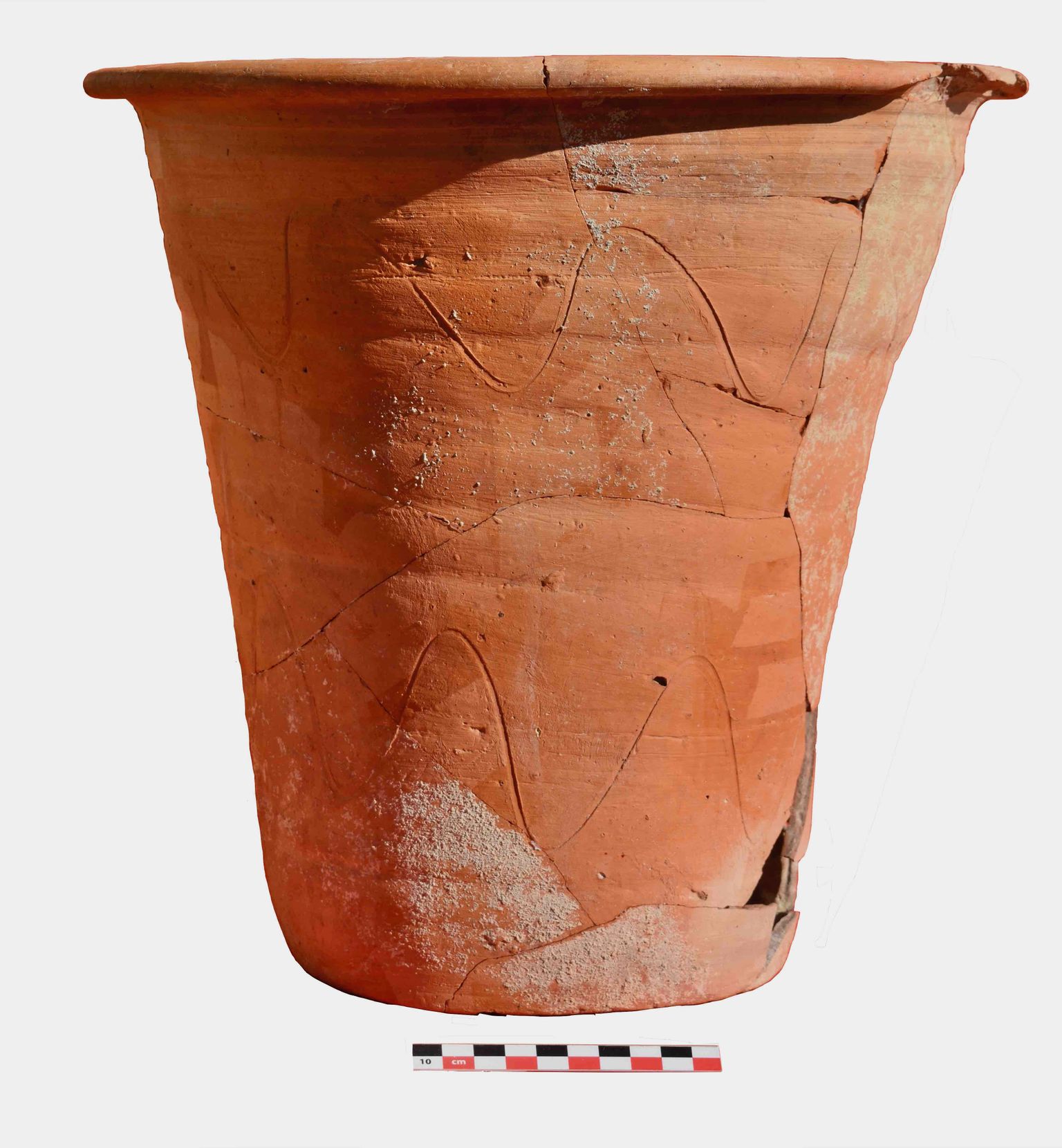 Itaalias Sitsiilias Geraces Vana-Rooma villa väljakaevamisel leitud keraamiline pott,  mis osutus WC-potiks