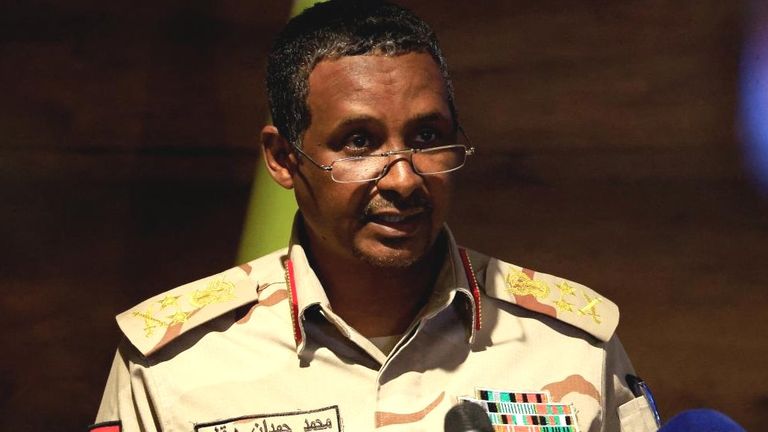 Заместитель главы суверенного совета Судана генерал Мохамед Хамдан Дагало