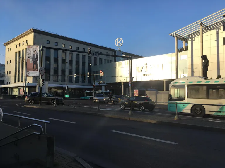 Авария в центре Таллинна.