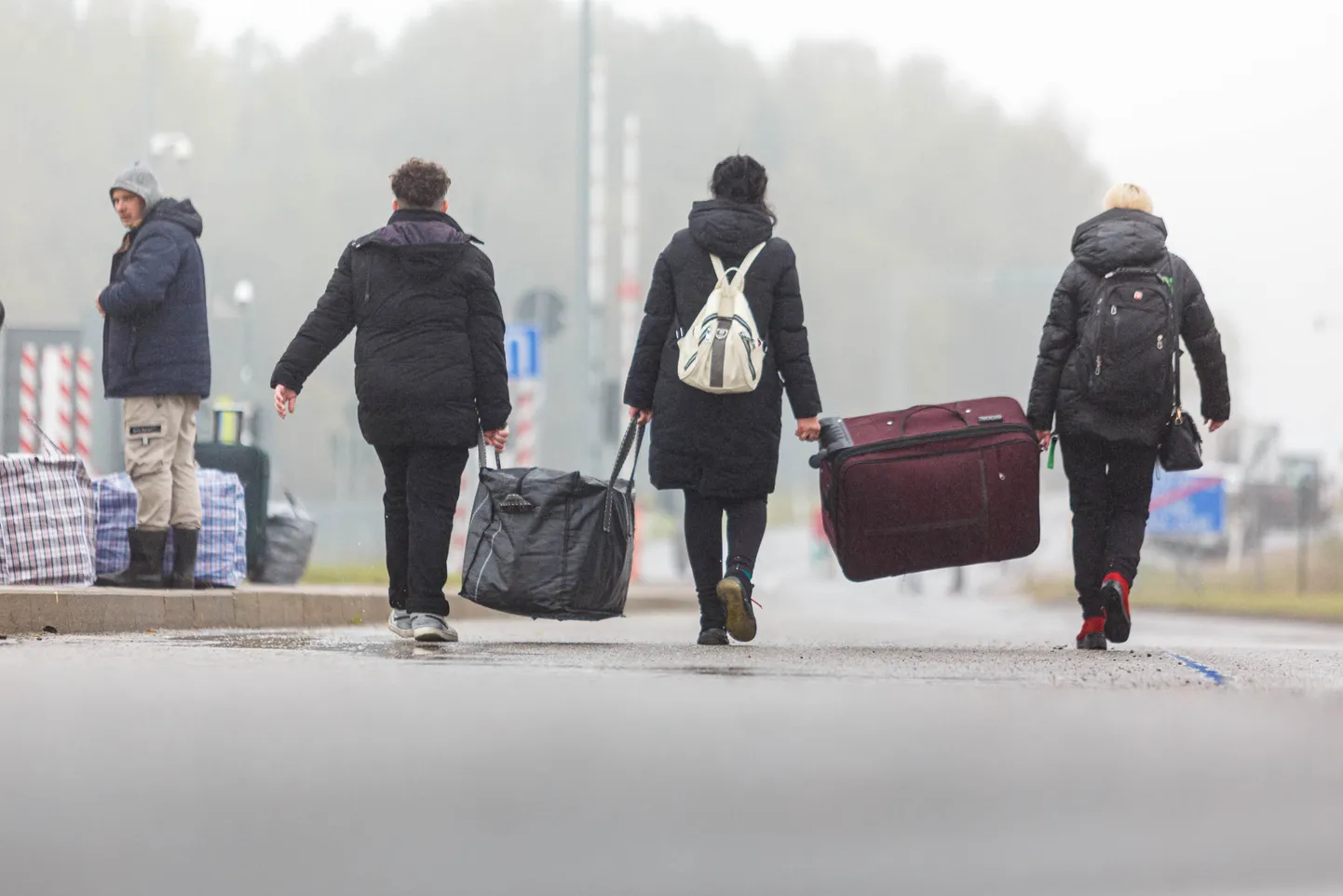 Luhamaa piiripunktis. Foto on illustratiivne.