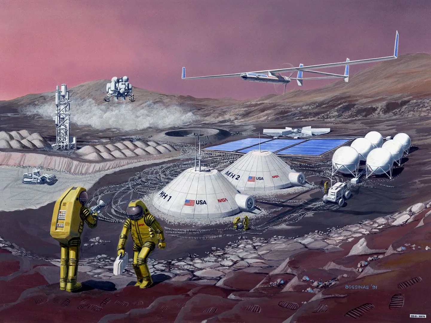 NASA kujutis kosmosekülast Marsil.