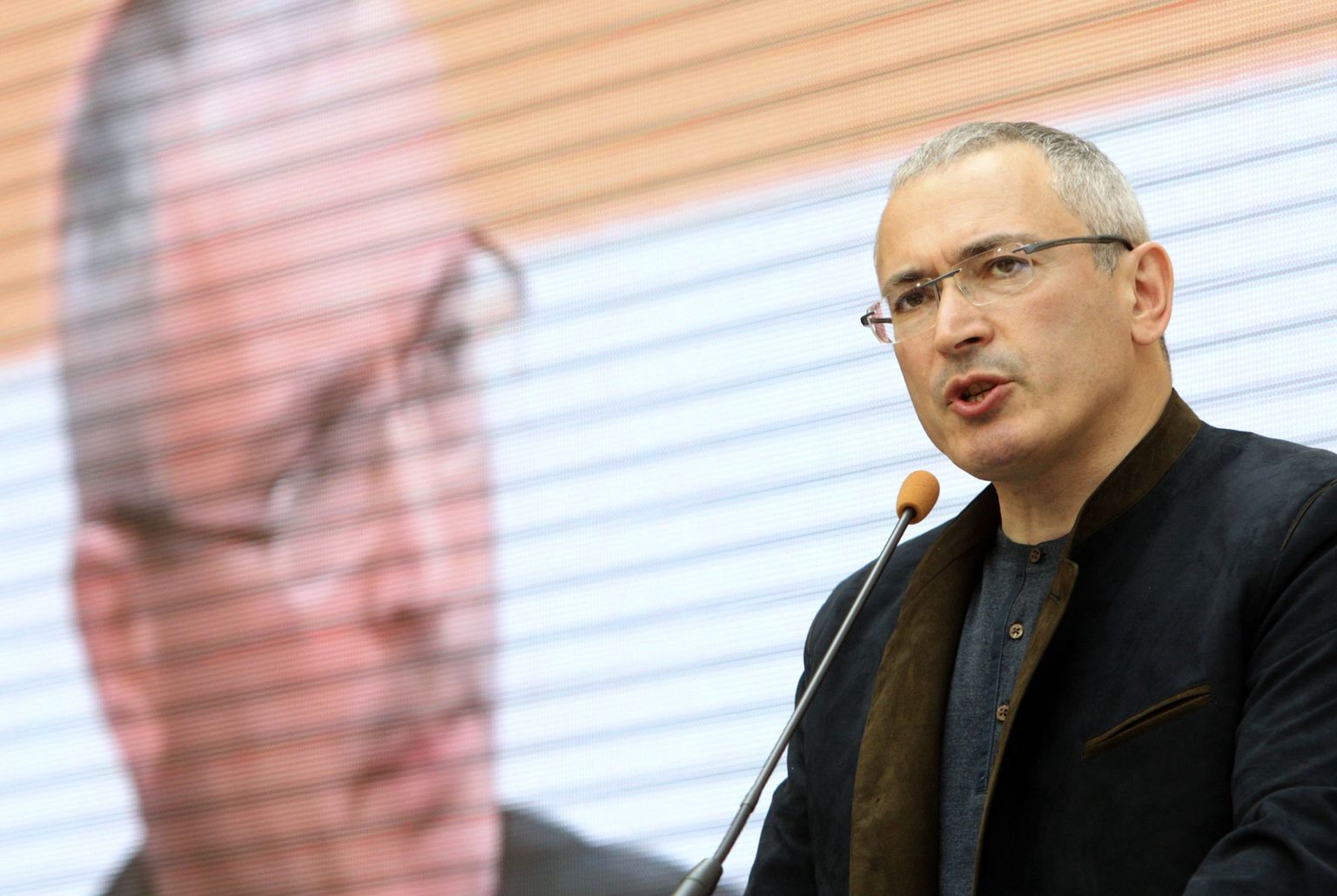 Mihhail Hodorkovski täna Kiievis esinemas.