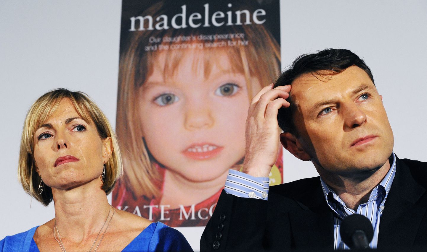 Kate ja Gerry McCann pressikonverentsil 2011. aastal.