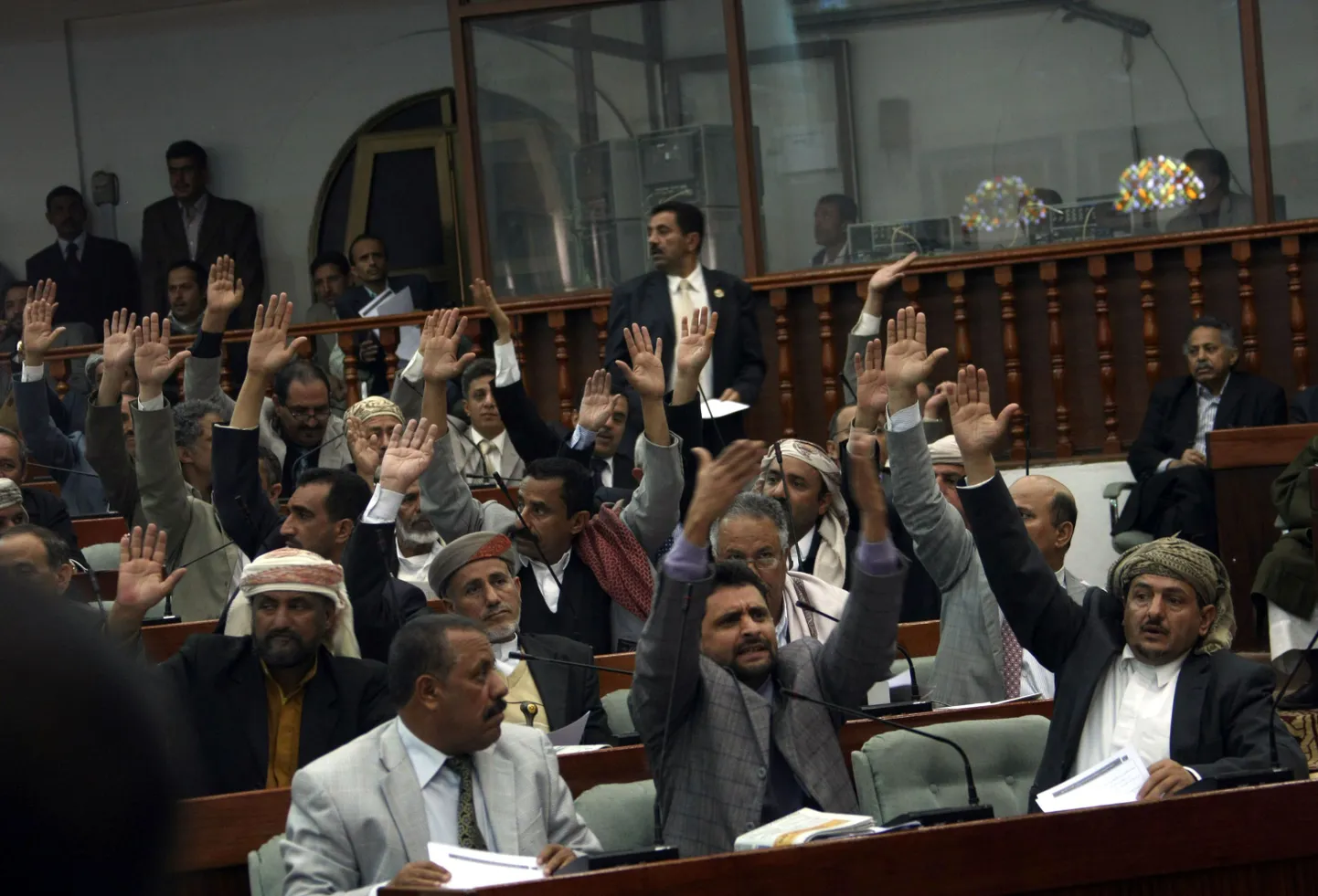 Hääletus Jeemeni parlamendis