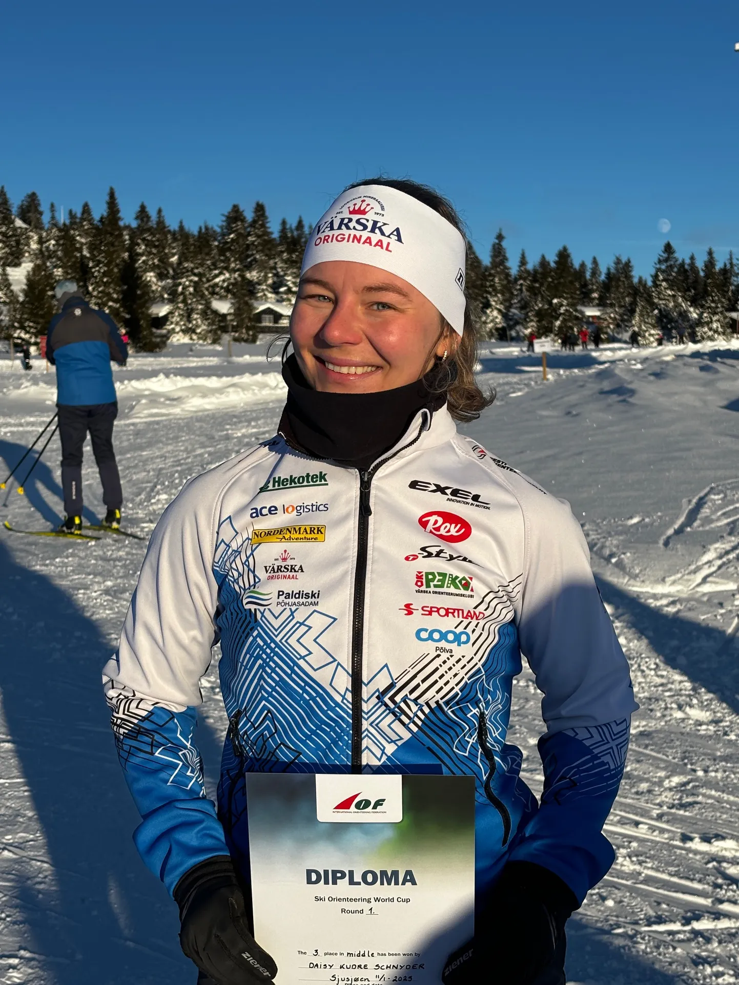 Daisy Kudre-Schnyder 2025. jaanuaris MK-etapil Sjusjoenis.
