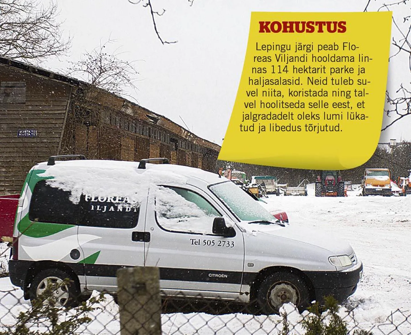 Heakorrafirma Floreas Viljandi on sama omaniku juhtimisel linnas tegutsenud juba 1995. aastast alates ning kuni 2011. aastani oli ettevõtte väitel linnaga suhtlemine sõbralik. Sealtmaalt alates on linn määranud firmale vähemalt 15 karistust.