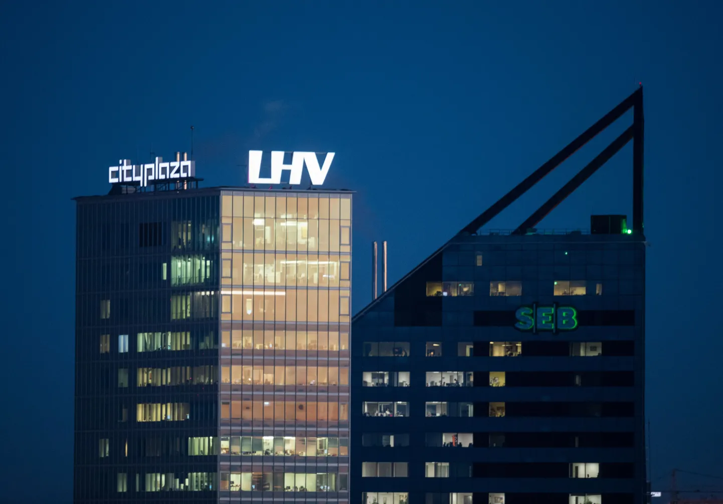 LHV ja SEB peakontorid Tallinnas.