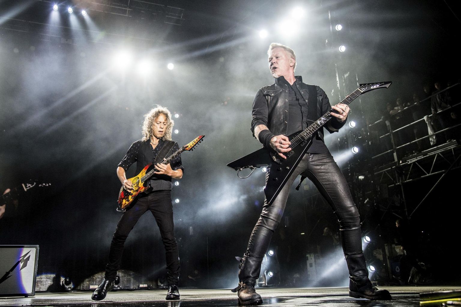 Kirk Hammett ja James Hetfield Metallicast.