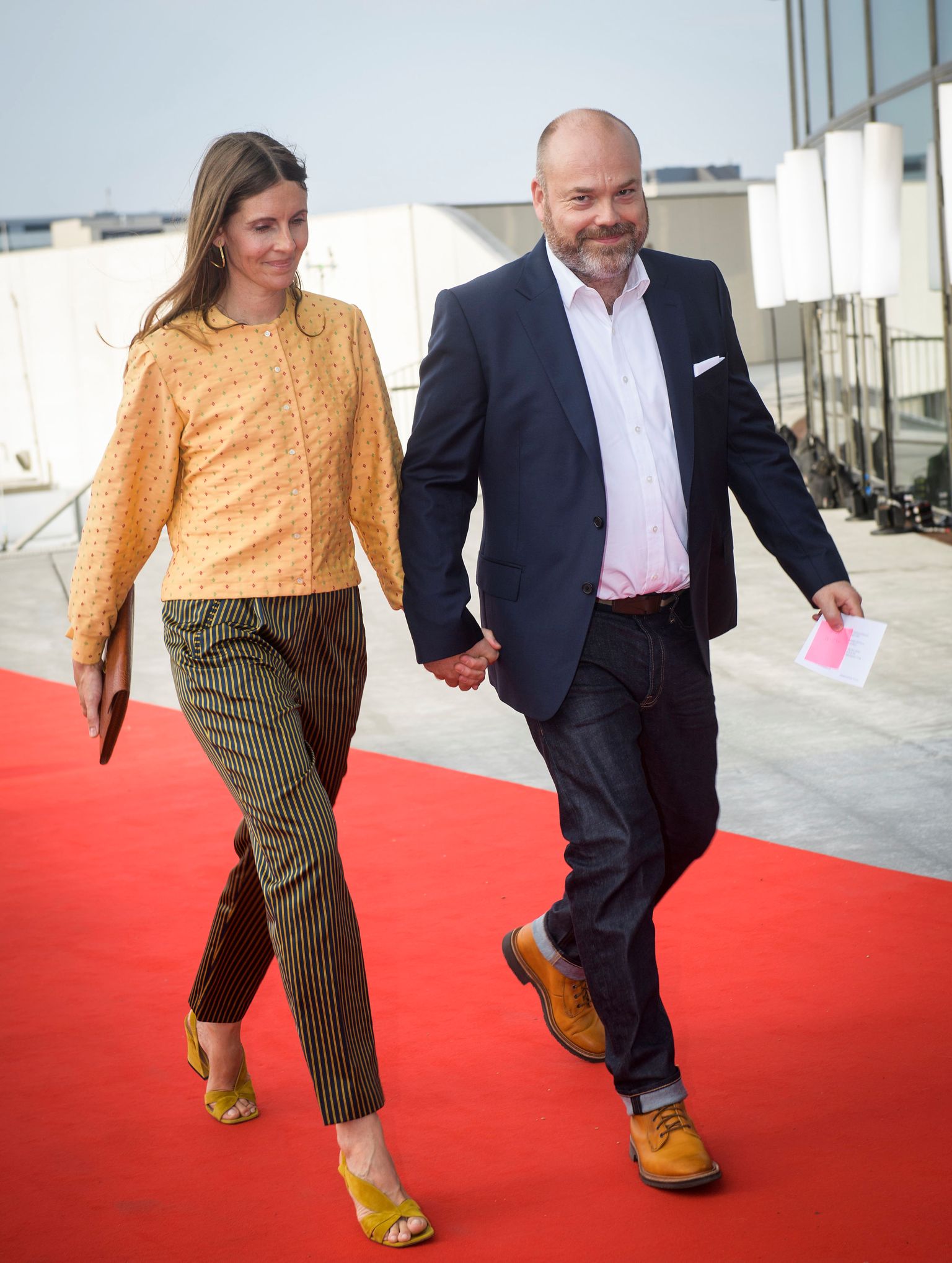 Anders Povlsen ja ta naine Anne saabumas Taani kroonprints Frederiki 50. juubeli pidustustele Kopenhaagenis 27. mail 2018