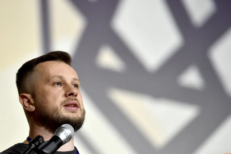 Andri Biletski, Azovi poliitilise tiiva juht ja Ukraina parlamendisaadik.