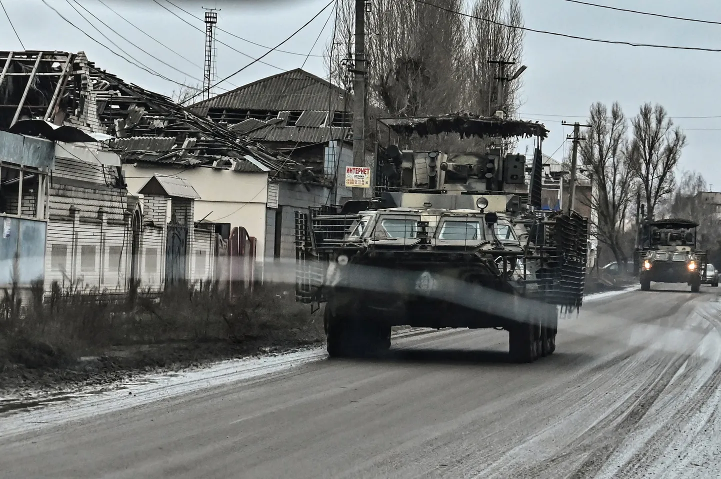 Ukraina soomukid BTR-4 Orikhivi lähedal.