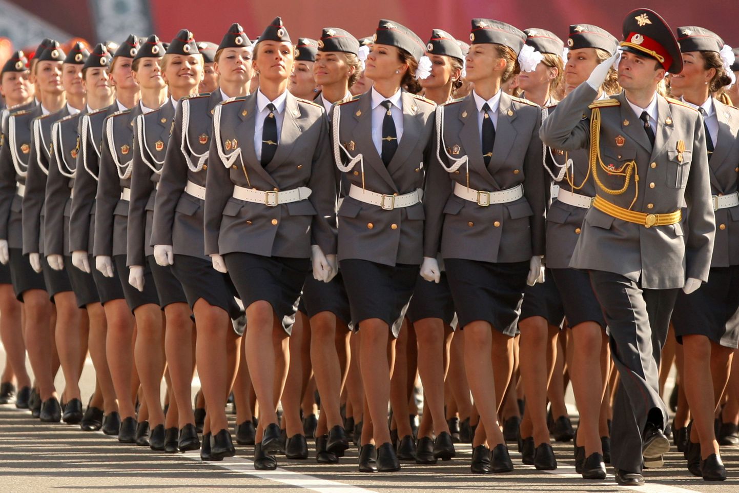 Vene naispolitseinikud.