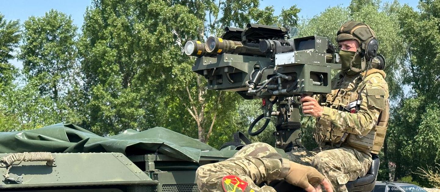 Бойцы мобильной огневой группы ПВО ВСУ, май 2023 года