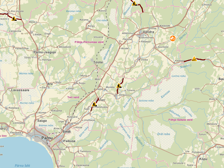 Põhja-Pärnumaal toimus kell 8.30 ajal liiklusavarii, milles osales hobune ja sõiduk.