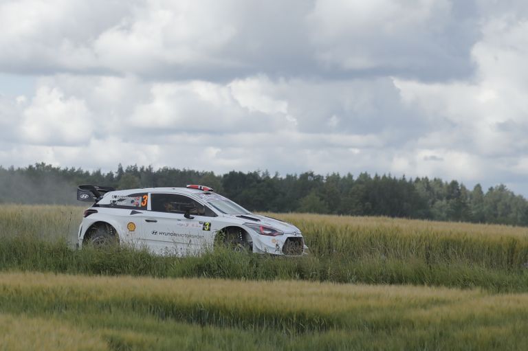 Andreas Mikkelsen ja Anders Jaeger-Amland Rally Estonia 2019 testikatsel.