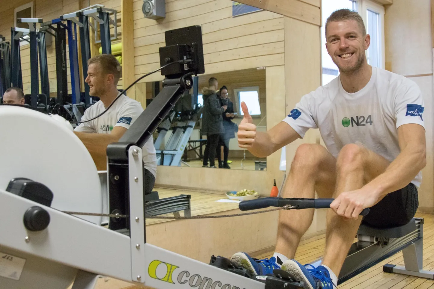 Mitmete tiitlivõistluste medalitega pärjatud sõudja Kaspar Taimsoo on üks sajast tuntud ja tublist inimesest, kes hakkab 10. juunil Järvamaal Võõbus ergomeetril teatesõudmist harrastama.