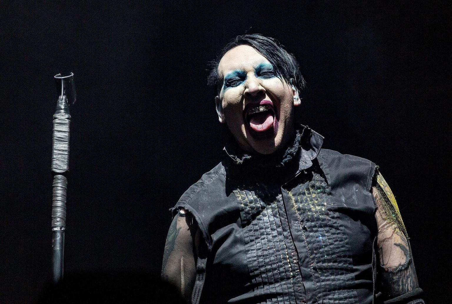 Marilyn Manson 2019. aastal kontserdil.