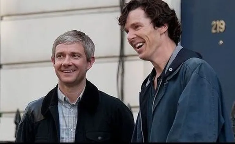 Martin Freeman ja Benedict Cumberbatch