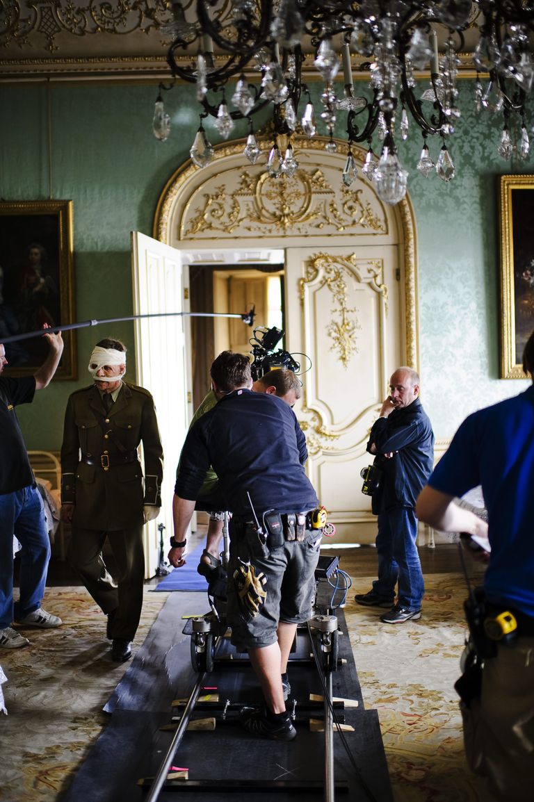 Sarja «Downton Abbey» võtted Highclere'i lossis
