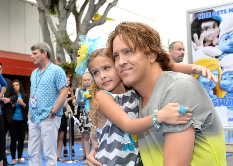 Larry Birkhead ja tütar Dannielynn 2013. aastal.
