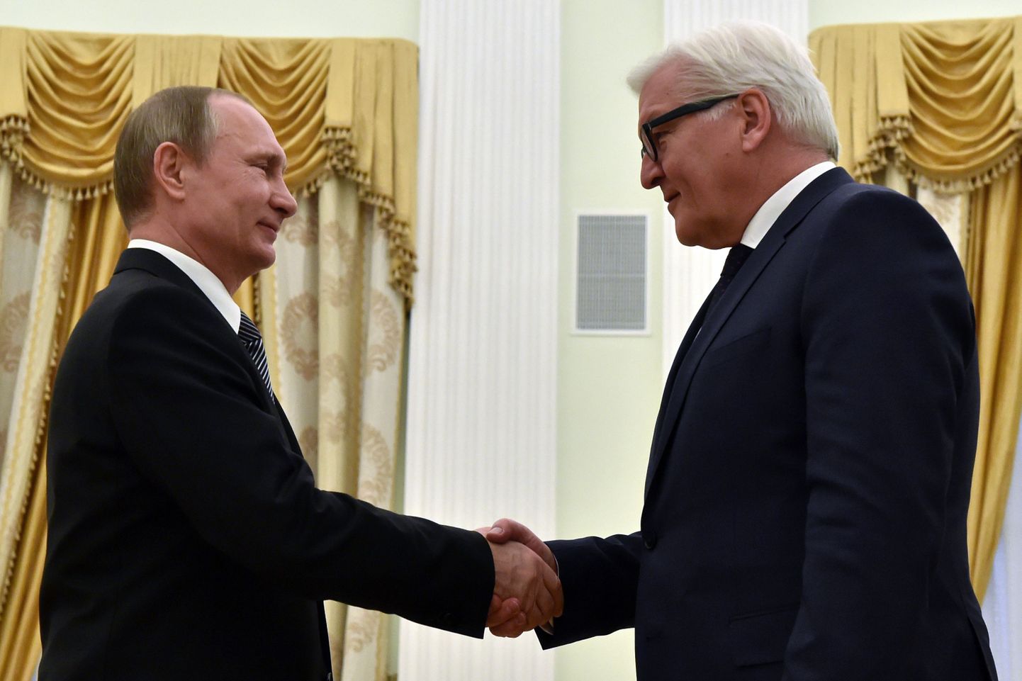 Vladimir Putin ja Frank-Walter Steinmeier eelmisel aastal Moskvas.