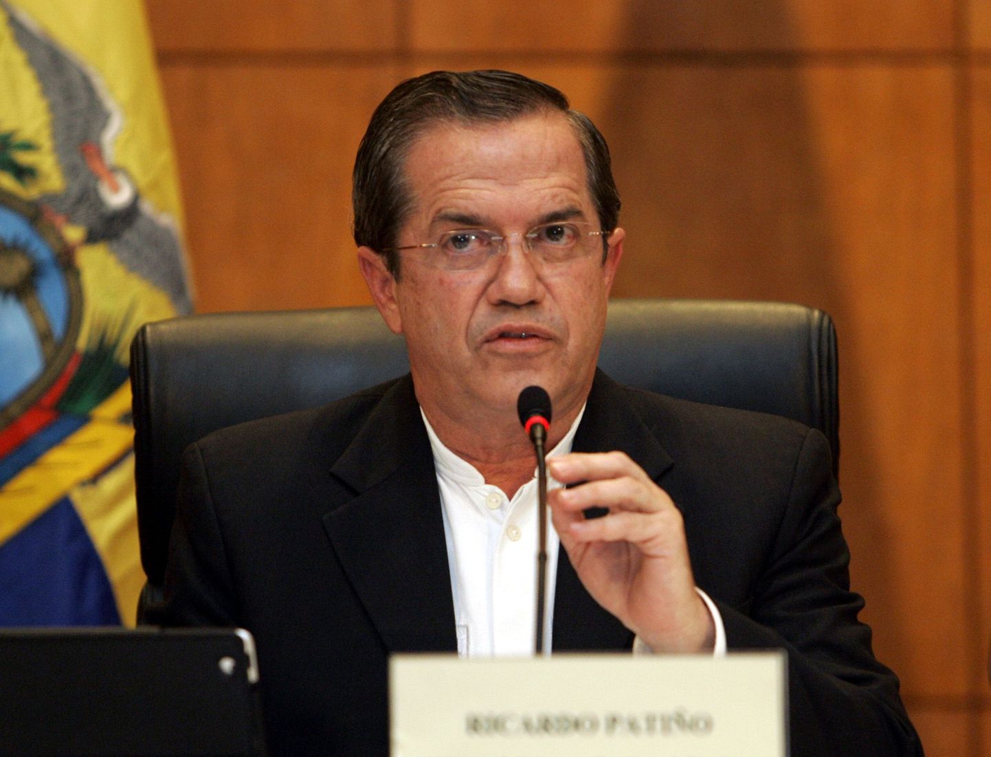 Ecuadori välisminister Ricardo Patino