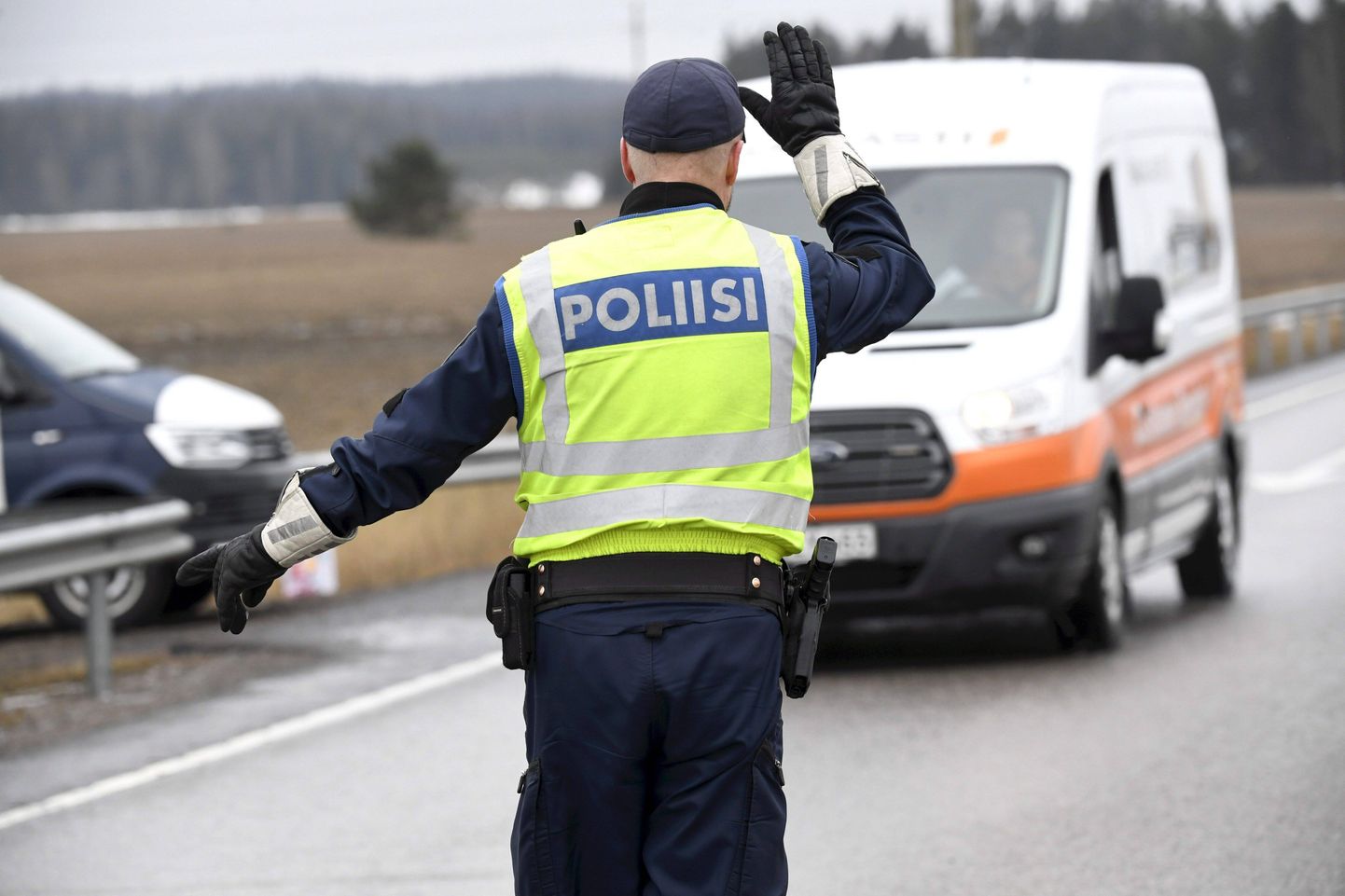 Финский полицейский.