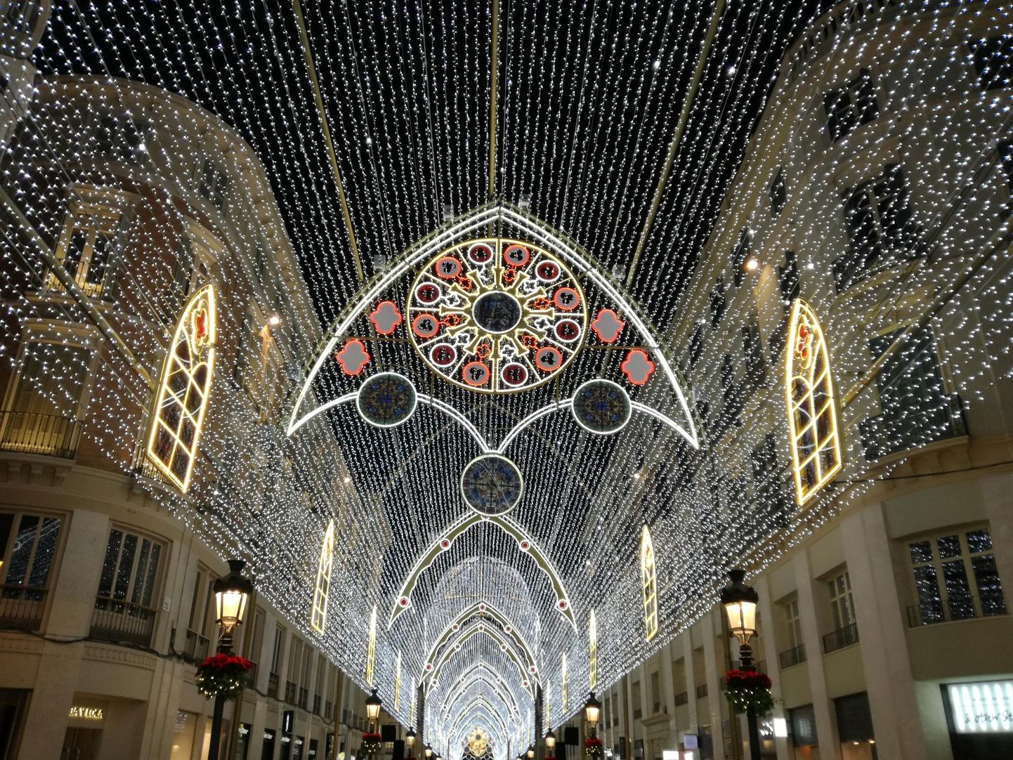 Malaga jõulutuled on üle Euroopa kuulsad.