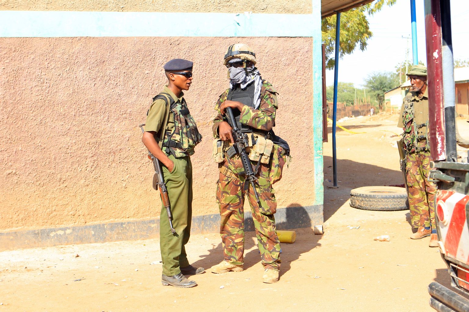 Keenia julgeolekutöötajad.